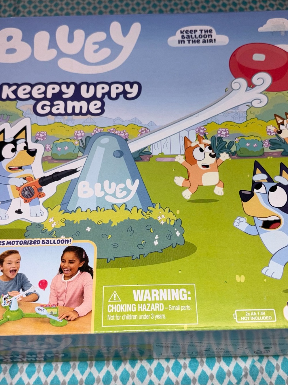 Bluey Keepy Uppy Game for Kids - Green